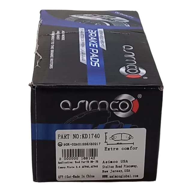 KD1740 NISSAN NOTE BRAKE PAD